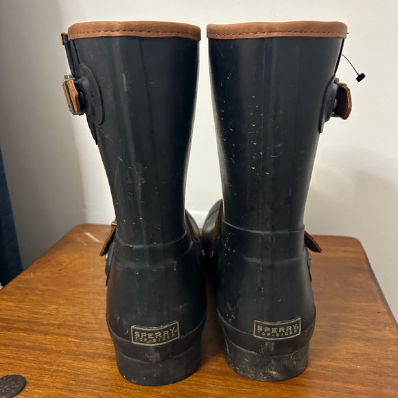 Sperry Walker Fog Rainboots Sz 10 - Picture 4 of 9